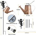 thumbnail image 4 of Ninonly Solar Garden Lights, Solar Watering Can Lights, Retro Metal Hanging Solar Lanterns Outdoor Waterproof LED, 4 of 7