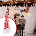 thumbnail image 1 of Xihbxyly Gnomo Navideño, Diseño Brillante Sin Rostro, Hecho a Mano, Decoración Festiva para El Hogar, Perfecto para Dormitorio, Mesa o Estante, Incluye 3 Pilas de Botón, Tamaño 20 X 8 X 7 Cm., 1 of 6
