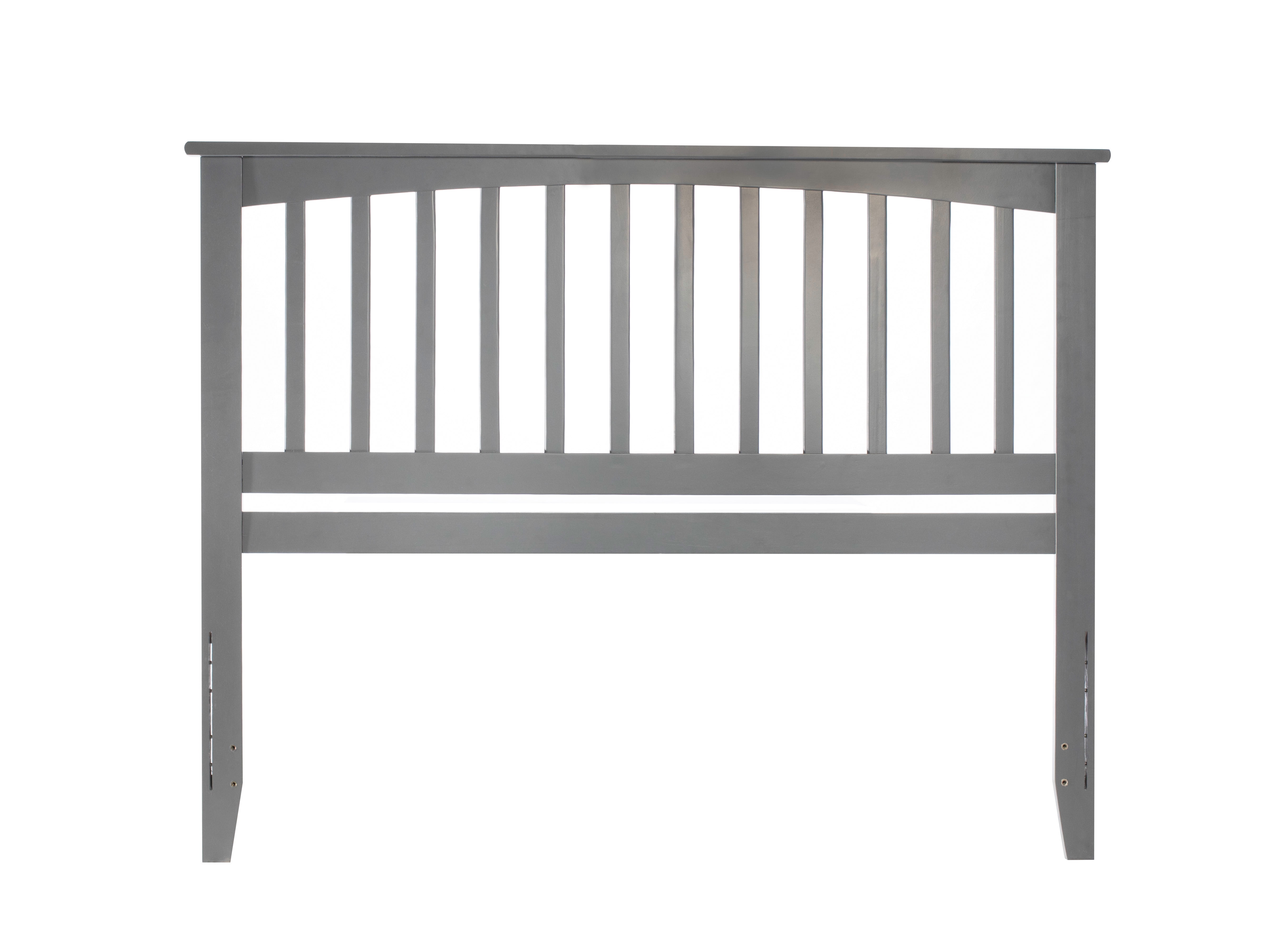 AFI Mission Queen Solid Wood Headboard, Grey