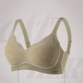 thumbnail image 6 of ALLLIST Womens Underwear Seamless Push up Wirefree Bras Beige Comfort Plian T-Shirt Women's Lingerie Size 2XL, 6 of 9