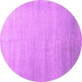thumbnail image 1 of Ahgly Company Indoor Round Abstract Pink Contemporary Area Rugs, 7' Round, 1 of 4