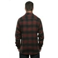 thumbnail image 3 of Burnside Men's Plaid Flannel Shirt - B8210, 3 of 4