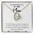 thumbnail image 4 of To Mom Remembrance Message So Much to Remember White Forever Necklace w Message Card, 4 of 7