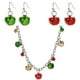 thumbnail image 4 of Jingle Bell Necklaces Holiday Accessories For Women Jewelry Set Colorful Bell Ornaments Special Occasions 3Pcs, 4 of 5