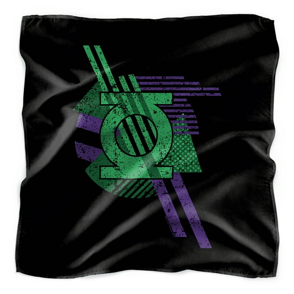 Green Lantern Shapes Bandana (21 in x 21 in)