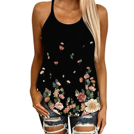 

100 Cotton Loose Shirts Women Out For Women Camisole Summer Shirt Loose Halter Tops Cross Bra Shirt Top