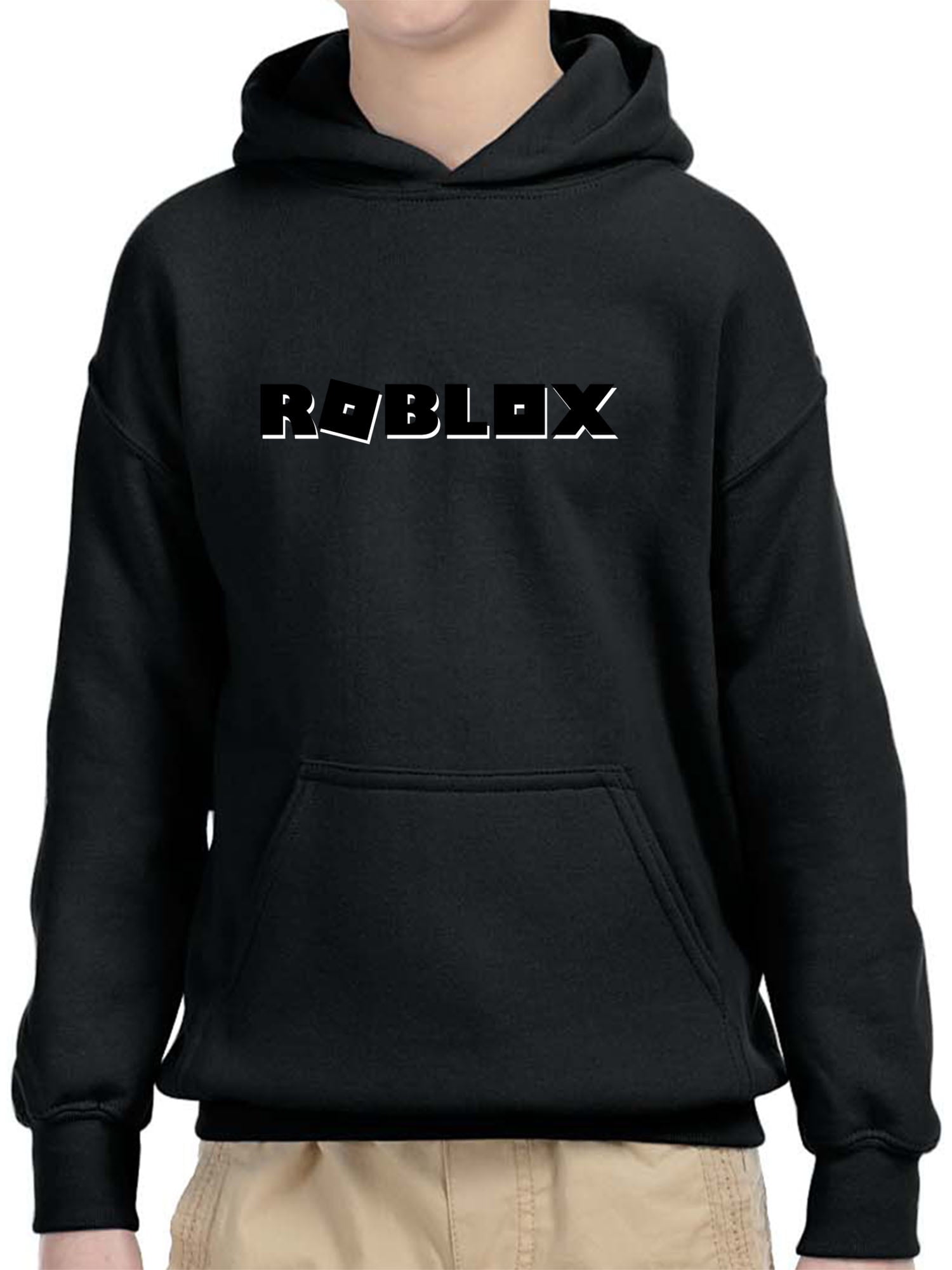 New Way New Way 1168 Youth Hoodie Roblox Block Logo Game Accent Unisex Pullover Sweatshirt Xl Black Walmart Com Walmart Com - grey roblox hoodie roblox