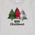 thumbnail image 4 of Inktastic Merry Christmas Plaid Trees Boys or Girls Baby T-Shirt, 4 of 5