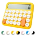 thumbnail image 2 of Graflsoa Stylish Green Mechanical Calculator with Large Buttons, 12-Bit Display, and 2-Year Standby for Office Use, 2 of 7