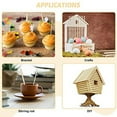 thumbnail image 3 of 100 Pieces Dowel Rods Wooden Dowel Rod Craft Wood1/8,3/16,1/4,5/16,3/8X6Inch Sticks for Crafting DIY Wedding Ribbon Wand, 3 of 5