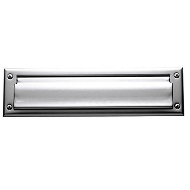 Baldwin 0012264 Letter Box Plate, Satin Chrome