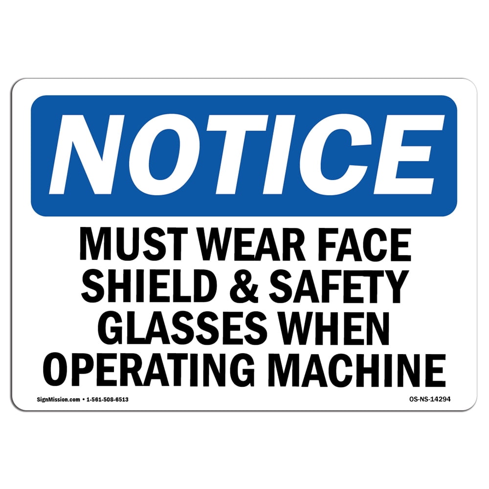 1 x BLUE Sticker Face Covering Must Be Worn Notice Door Shop Mask Sign