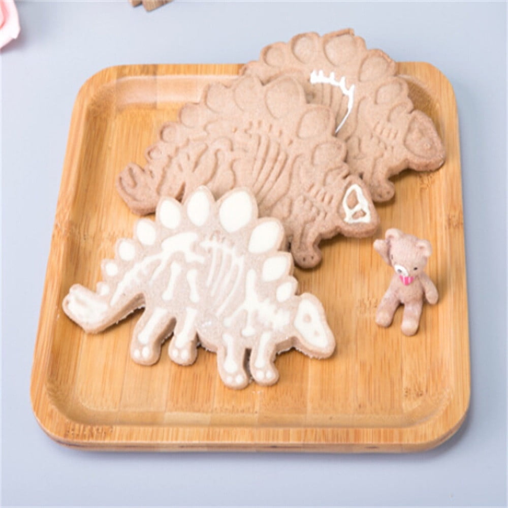 Details about   6Pcs Plastic Dinosaur Cookie Cutter Children Biscuit Pastry Cake DIY Mould 