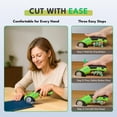 thumbnail image 6 of OUTGOO Cordless Electric Scissors, 3.5V Rechargeable Cardboard Box Cutter with Safety Lock & LED Light, Power Rotary Cutter for Fabric Carpet Leather, 6 of 9