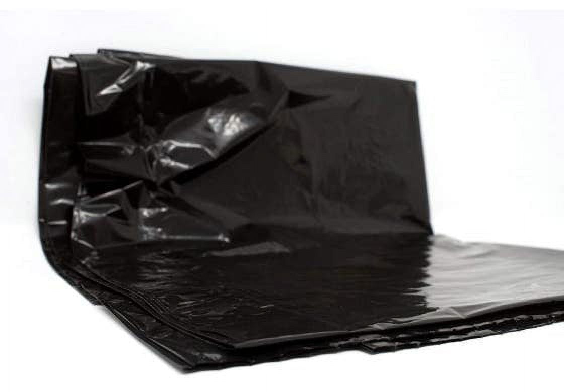 NAHANCO Plastic super weight garment bags on a roll, 72"H , Black - 249/ROLL