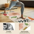 thumbnail image 4 of Bright Pioneer Flower Hot Yoga Mat Towel Non Slip for Hot Yoga - Quick-Drying Yoga Mat Cover with 4 Corner Pockets with Travel Bag - Hot Yoga Towel Non Slip Grip Moisture Wicking Sweat 70"x26", 4 of 6