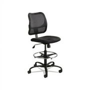 Vue Series Mesh Extended-Height Chair 33" Seat Height, Supports up to 250 lbs., Black Seat/Black Back, Black Base