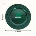 thumbnail image 4 of Efavormart 6 pcs 13" Hunter Round Charger Plates for Tabletop Decor Holiday Wedding Catering Event Decoration, 4 of 11