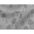 thumbnail image 4 of oneOone Viscose Jersey Fabric Tree & Giraffe Block Print Sewing Fabric BTY 60 Inch Wide, 4 of 5