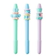 thumbnail image 1 of 3pcs Cute Decompression Gel Pens 0.38mm Black Ink Pen Fun Stress Relief Pens Top Rotation, 1 of 8