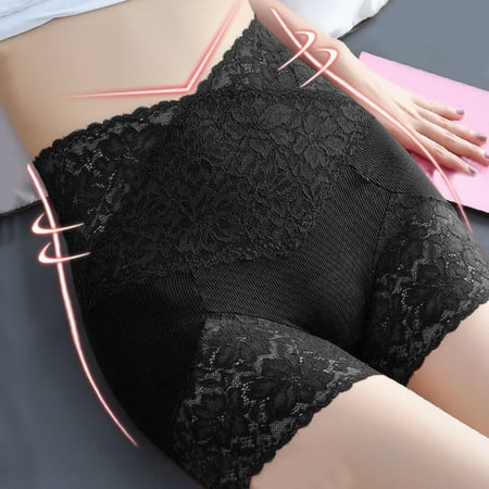 

Rovga Panties For Women Females Lace High Waist Pants Abdominal Lifting Underpants Females Large Size Seamless Leggings Comfortabel Panties