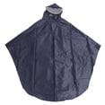 thumbnail image 1 of GOOHOCHY Mujeres Hombres Poncho de bicicleta reflectante seguro con mangas para mujer Chubasqueros largos Engrosamiento transparente Gran sombrero de ala (Verde militar), 1 of 7