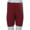 thumbnail image 2 of Ola Mari Unisex Kids Biker Shorts , 2, Burgundy, 2 of 4