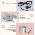 thumbnail image 5 of 450g Professional Skin Care Salon Beauty Sugar Paste Warmer for Hair Removal Single Pot ,Fast Heating, 5 of 6