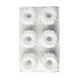 thumbnail image 1 of Molde de silicona de 6 cavidades para hornear donuts, antiadherente y resistente al calor, para hacer donuts, magdalenas o brownies caseros, fácil de desmoldar y apto para lavavajillas, 1 of 8