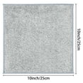 thumbnail image 3 of REGALWOVEN Gray Microfiber Cleaning Cloths, Ultra Soft Absorbent Lint Free Cleaning Rags 10" x 10" 6 Pack, 3 of 6