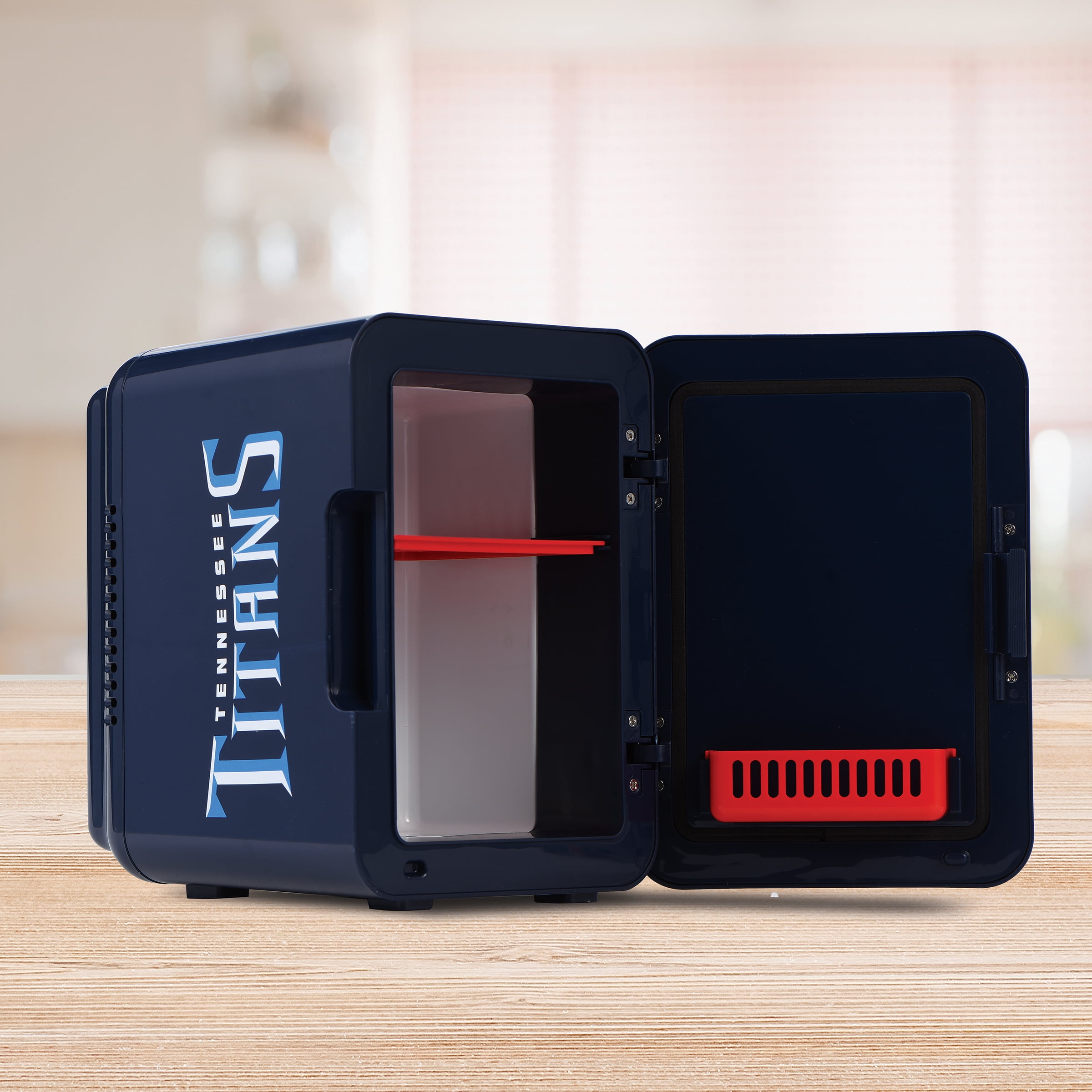 NFL Tennessee Titans Mini Fridge, Navy, 4L, 6 Cans - Walmart.com