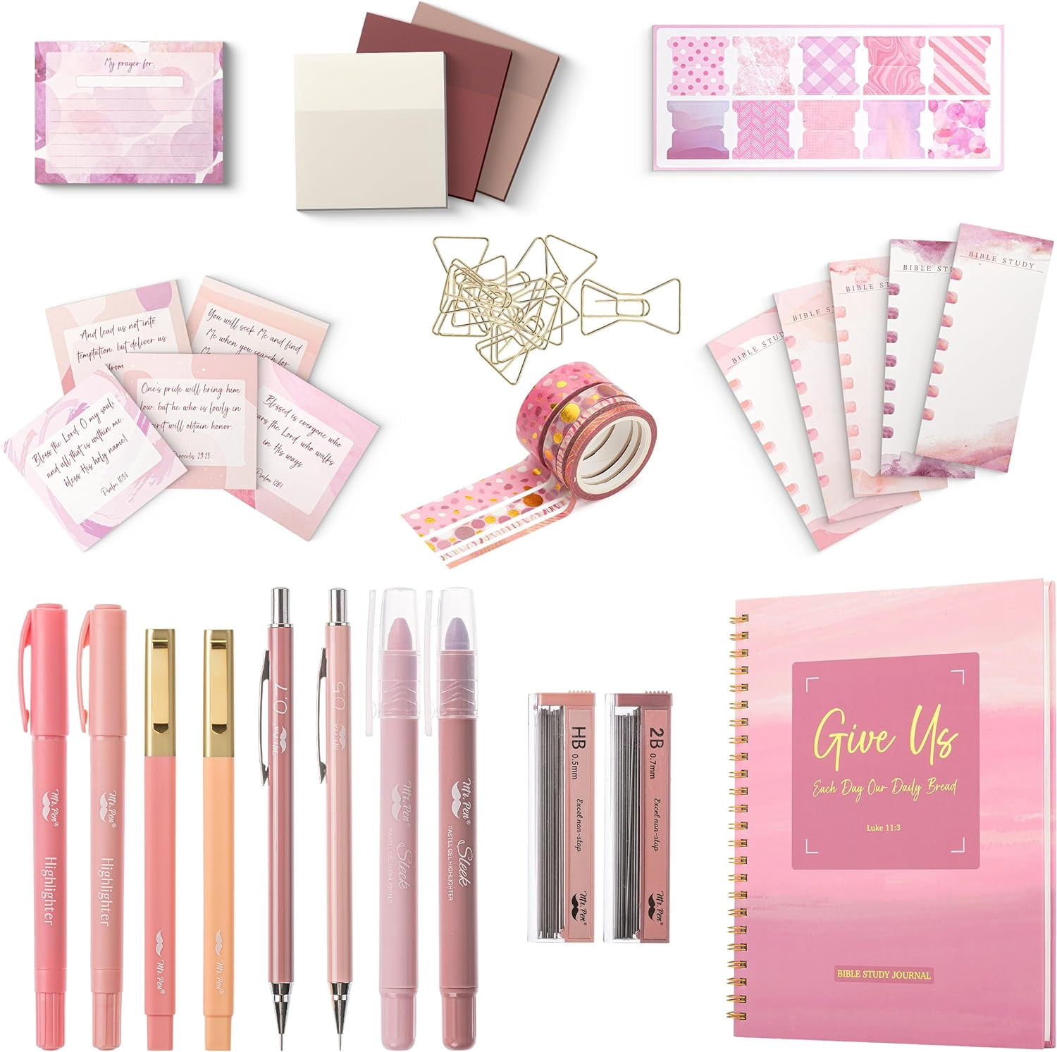 Mr. Pen- Bible Journaling Kit, Bible Highlighters and Pens No Bleed