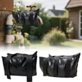thumbnail image 3 of Outdoor Faucet Covers for Winter -Garden Faucet Socks -Water Sprinkle Valve Insulation Wrap -Hose Bib Protector Spout Cover -Spigot Pipe Freeze Protection -Insulated Tap Pouch, 1Pc(Black1,9.8x7"), 3 of 4