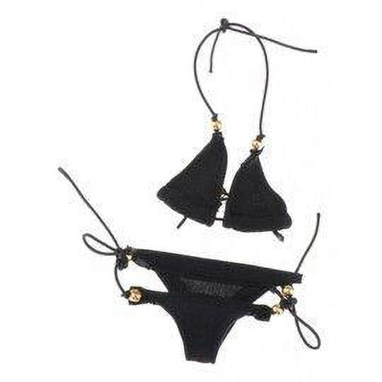 Kit de ropa de figura femenina a escala 1/6, trajes de baño de bikini, ropa interior para figuras de acción Phicen, juguete negro