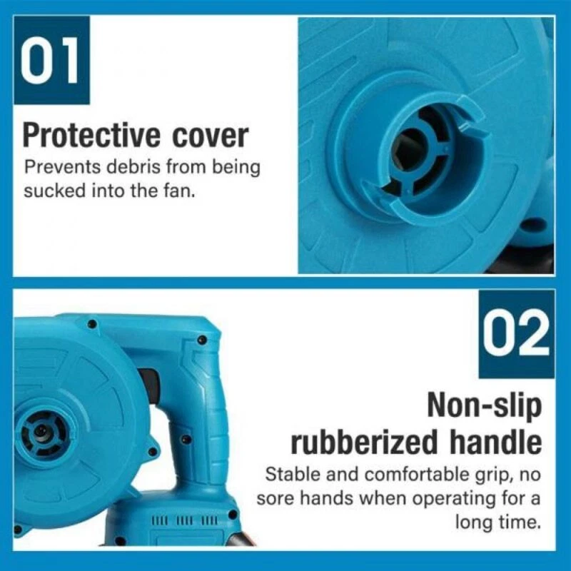 Cordless Leaf Blower for Computer Dust Collector Dust Snow Tool for Makita 18V