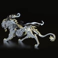 thumbnail image 4 of 3D Metal Puzzle Mythical Beasts Model Kit, 92PCS 3D Assembly Mechanical Bi'an Tiger Building Kit, Unique Desk Creative Art Decorations Gift for Adults, 4 of 5