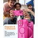 thumbnail image 3 of Funda Magnética para iPhone 15 Pro de 6.1", Compatible con Magsafe, Cubierta Mate a Prueba de Golpes - Rosa Intenso, 3 of 7