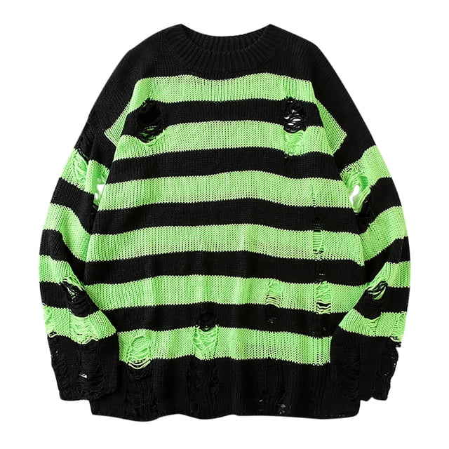 Dvkptbk Pull pour Hommes Mode Col Rond Hiver Chaud Extérieur Manches Longues Pull Tricoté Vêtements d'Automne en Solde