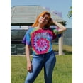 thumbnail image 2 of Wild Honey Leopard Pattern Tie Dye Spiral Women -Image by Shutterstock, Female Small, 2 of 4