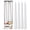 White, variant on Bolsius Ivory Taper Candles, 10" European Quality Dripless Unscented Candles, 8 Hour Long Candle Sticks, 4-Pack