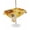 Yellow Beige, variant on Outdoor Tablecloth with Umbrella Hole for Patio/Picnic/Party/Camping, Sunflower Waterproof Table Cloth Rectangle Table Cover Washable, Yellow Floral Elegant Pastoral Flowers Rustic (52"x 70")