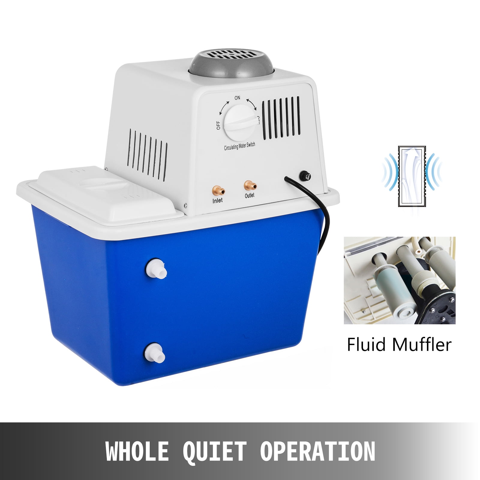 Circulating Water Vacuum Pump Air 0.098Mpa Flow 60L/min Lab Instrument Aspirator 