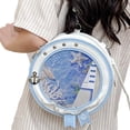 thumbnail image 5 of Jiibva Clear Crossbody Bag Navy Style Ita Bag Womens Y2k Aesthetic Shoulder Bag Cute Messenger BagCasual Crossbody Bag Transparent Purse Clear Bag, 5 of 7