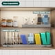 thumbnail image 3 of Organizador de Sartenes y Ollas Corredero Porta Sartenes de Cocina Acero inoxidable 9 Compartimentos Ajustables Estante Tapas de Ollas Cajon Gris 2 paquetes, 3 of 15