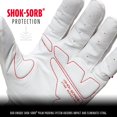 thumbnail image 3 of Guanteletas Beisbol Franklin Shok Sorb Talla S Rojo Blanco, 3 of 5