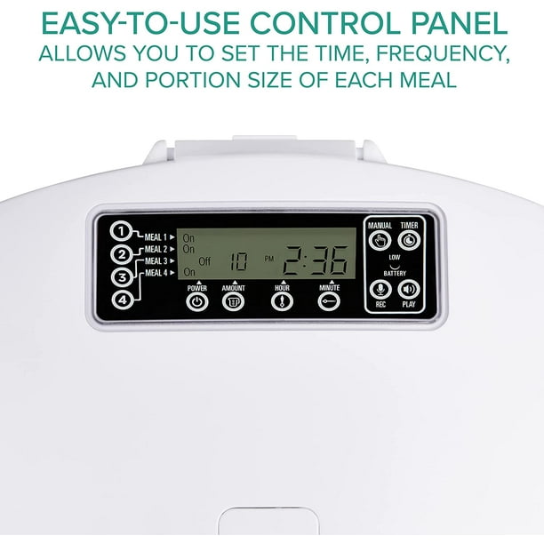 Arf pets automatic hotsell pet feeder manual