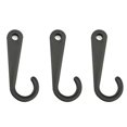 thumbnail image 1 of NX Garden Sock Display Hooks 500PCS 1 3/4 Inch Inch White Plastic J-Hooks for Sock Hat, 1 of 4