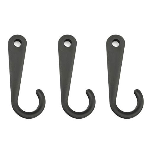 NX Garden Sock Display Hooks 500PCS 1 3/4 Inch Inch White Plastic J-Hooks for Sock Hat