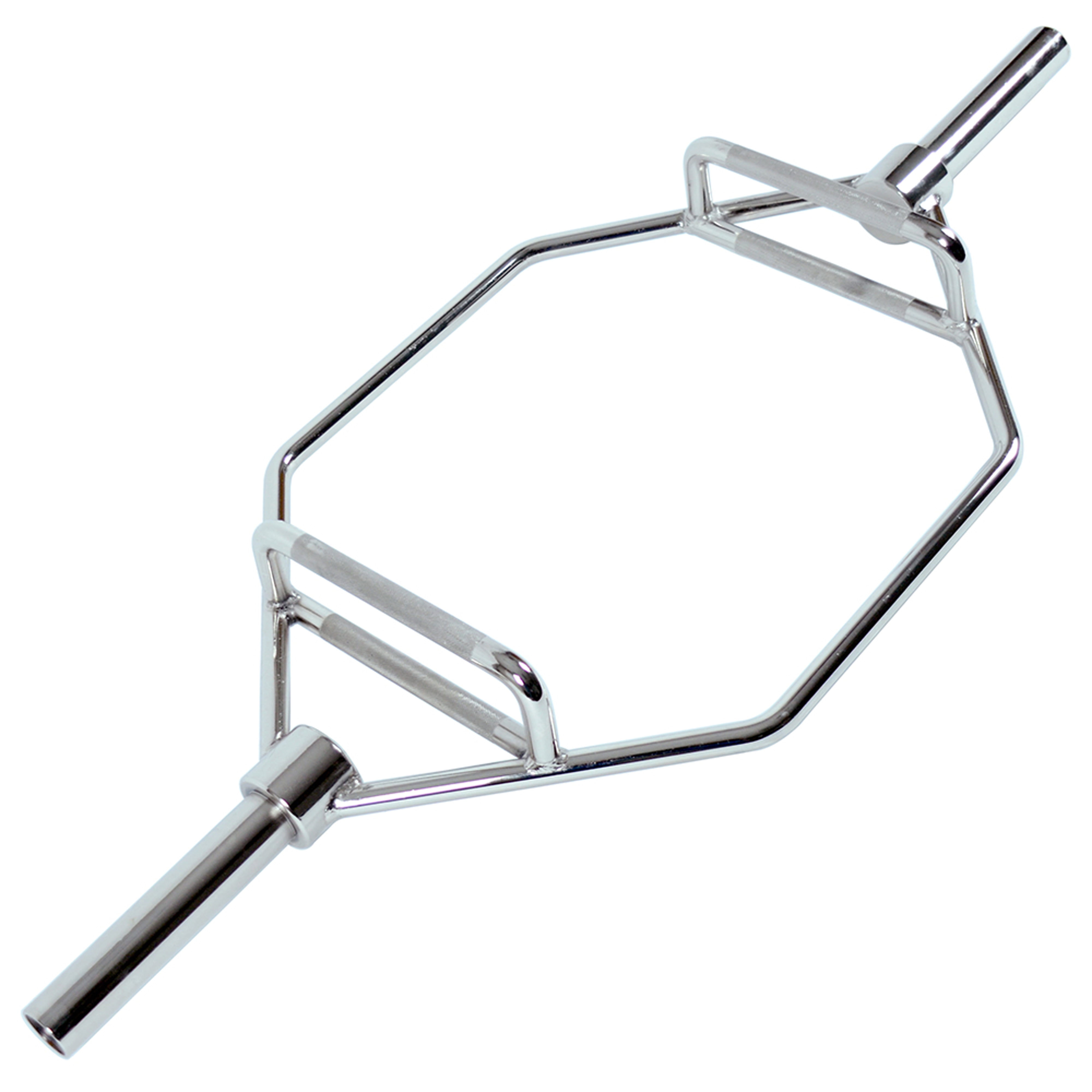 Sunny Health & Fitness Diamond Knurled Olympic Hex Barbell, Deadlift Bar, Cap Hex Bar, OB-HEX