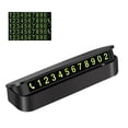 thumbnail image 3 of LOVIVER 6xCar Phone Number Plate Stop Accessories Hidden Parking Phone Number Card black, 3 of 8